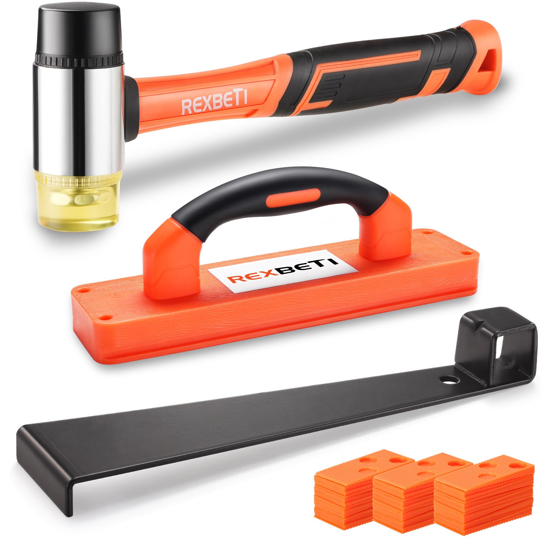 REXBETI 43-Piece Upgraded Laminate Flooring Tools, Wood Flooring